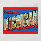 Michigan Sehenswürdigkeiten Postcard Postkarte (Vorderseite)
