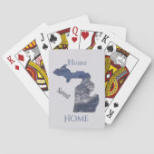 Michigan Shaped Waves Spielkarten (Rückseite)