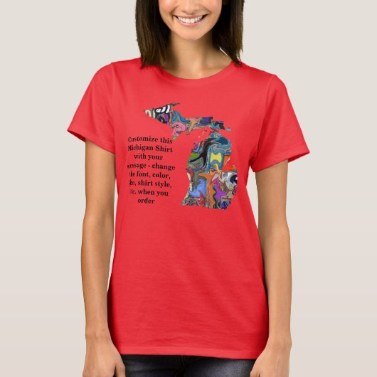 Michigan Shirt - Gewohnt bei Wahlen oder anderen (Vorderseite)