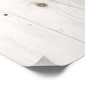 Michigan Silhouette | Holzschnitzen Poster (Ecke)