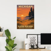 Michigan Sleeping Bear Dunes National Lakeshore 02 Poster (Heimbüro)