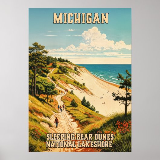 Michigan Sleeping Bear Dunes National Lakeshore 03 Poster (Vorne)