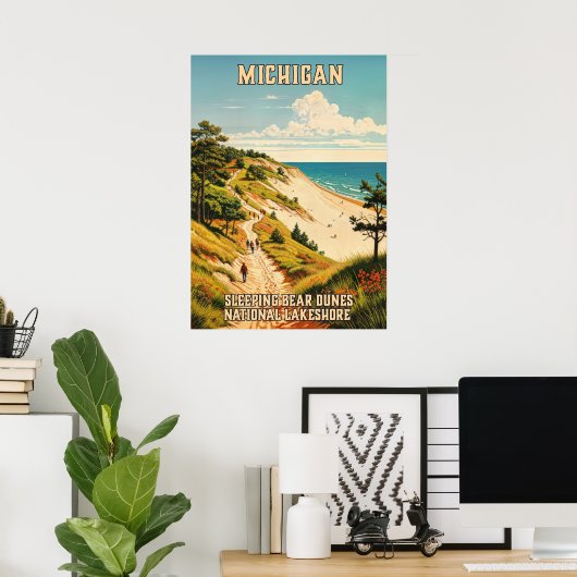 Michigan Sleeping Bear Dunes National Lakeshore 03 Poster (Heimbüro)