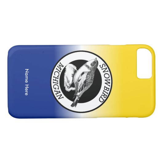 MIchigan Snowbird Shield Case-Mate iPhone Hülle (Rückseite (Horizontal))
