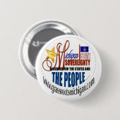 Michigan-Souveränitäts-Knopf Button (Vorne & Hinten)