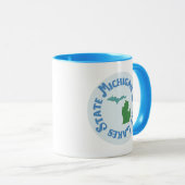 Michigan - Staat der Großen Seen Tasse (VorderseiteRechts)
