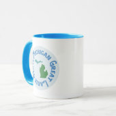 Michigan - Staat der Großen Seen Tasse (Vorderseite Links)