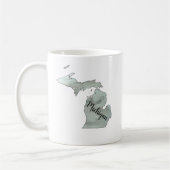 Michigan Staat Illustration Tasse (Links)