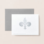 Michigan-Staat-Karte Gold oder Silber ungesalzen Folienkarte (Rückseite mit Umschlag)