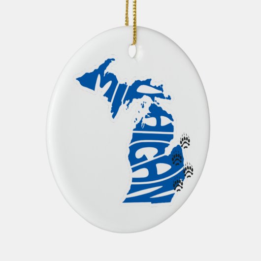 Michigan Staat Keramik Ornament (Rechts)