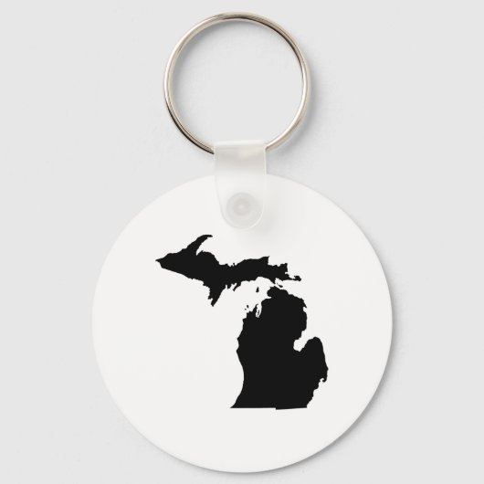 Michigan Staat Kontur Schlüsselanhänger (Vorderseite)