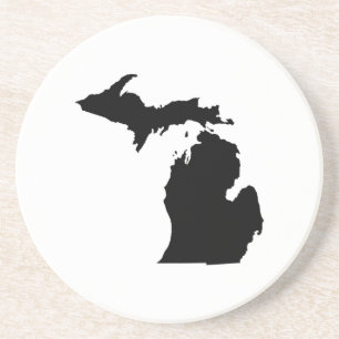 Michigan Staat Kontur Untersetzer