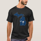 MICHIGAN STAAT MAP SÜD CAROLINA SC Flag Roots Me T-Shirt (Vorderseite)