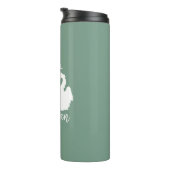 Michigan Staat Map Thermosbecher (Nach rechts gedreht)