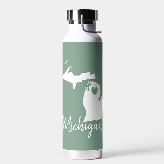 Michigan Staat Map Trinkflasche (Links)