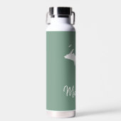 Michigan Staat Map Trinkflasche (Vorne)