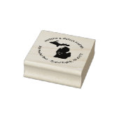 Michigan Staat Moving Announcement Address Briefma Gummistempel (Stempel)
