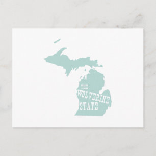 Michigan Staat Nickname Postkarte