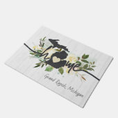 Michigan Staat Personalisiert Ihre Zuhause City Ru Fußmatte (Schrägansicht)