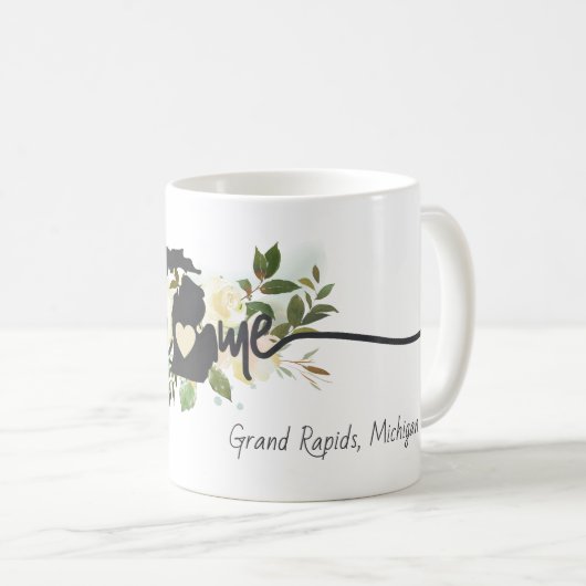 Michigan Staat Personalisiert Ihre Zuhause City Ru Kaffeetasse (VorderseiteRechts)