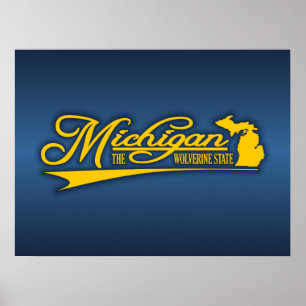 Michigan-Staat Poster