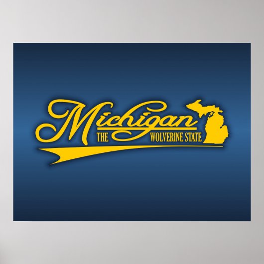 Michigan-Staat Poster (Vorne)