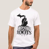 Michigan Staat Roots Shirt für Frauen oder Männer (Vorderseite)