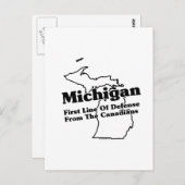 Michigan Staat Slogan Postkarte (Vorne/Hinten)