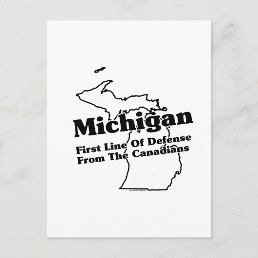 Michigan Staat Slogan Postkarte (Vorderseite)