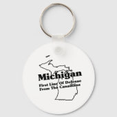 Michigan Staat Slogan Schlüsselanhänger (Vorderseite)