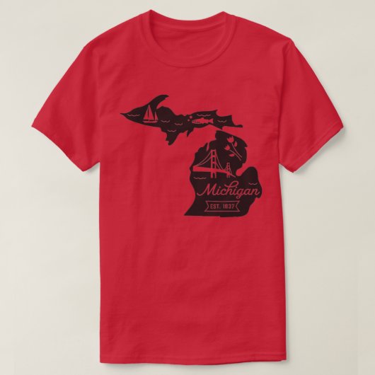 Michigan Staat T-Shirt (Design vorne)