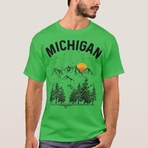 Michigan Staat Vintag Retro T-Shirt