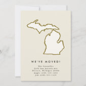 Michigan Staat Wir haben Chic HandGezeichnet Movin Ankündigung (Vorderseite)