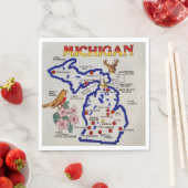Michigan Staatsfeier Serviette (Beispiel)