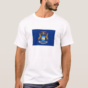 Michigan Staatsflagge T-Shirt
