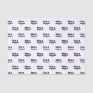 Michigan Staatsstolz Tissue Paper Seidenpapier