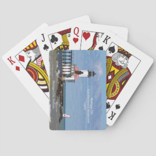 Michigan-Stadt-beleuchtet Ostpier &Bkw Spielkarten