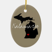 Michigan-Stadt Keramikornament (Vorne)