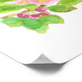 Michigan State American Robin Apple Blossom  Poster (Ecke)