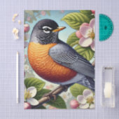 Michigan State Bird American Robin Seidenpapier (Handwerk)