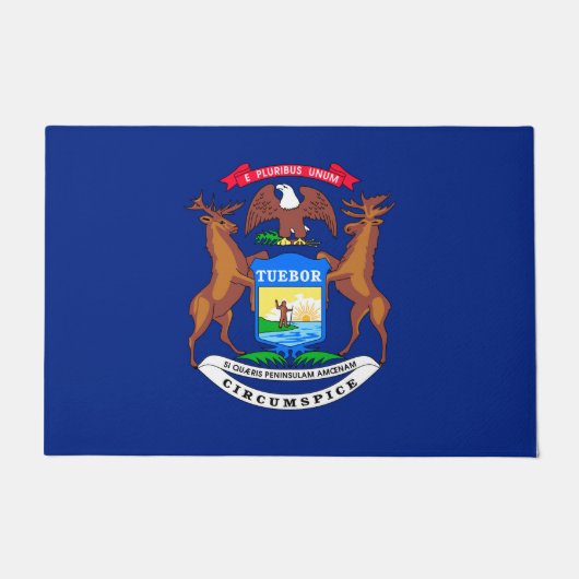 Michigan State Flag Design Fußmatte (Vorderseite)