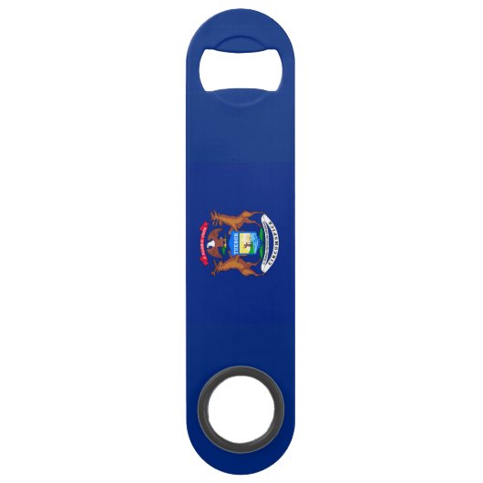 Michigan State Flag Design Speed Flaschenöffner (Vorderseite)
