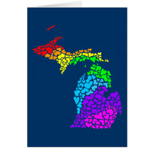 Michigan-Stolz: Regenbogenherzen
