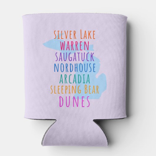 Michigan Summer Sand Dunes Can Cooler  Dosenkühler (Rückseite)