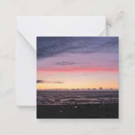 Michigan Sunset Flat Note Card Mitteilungskarte