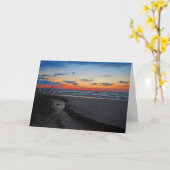 Michigan Sunset Karte (Gelbe Blume)