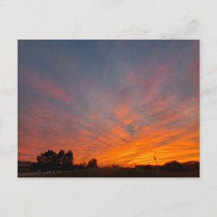 Michigan Sunset Postkarte