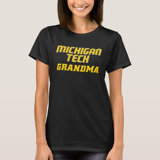 Michigan Tech Huskies Grandma T-Shirt (Vorderseite)