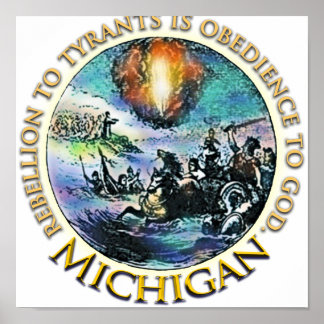 Michigan-Tee-Party-Plakate Poster