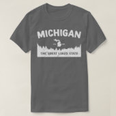 Michigan The Great Seen Staat T-Shirt (Design vorne)